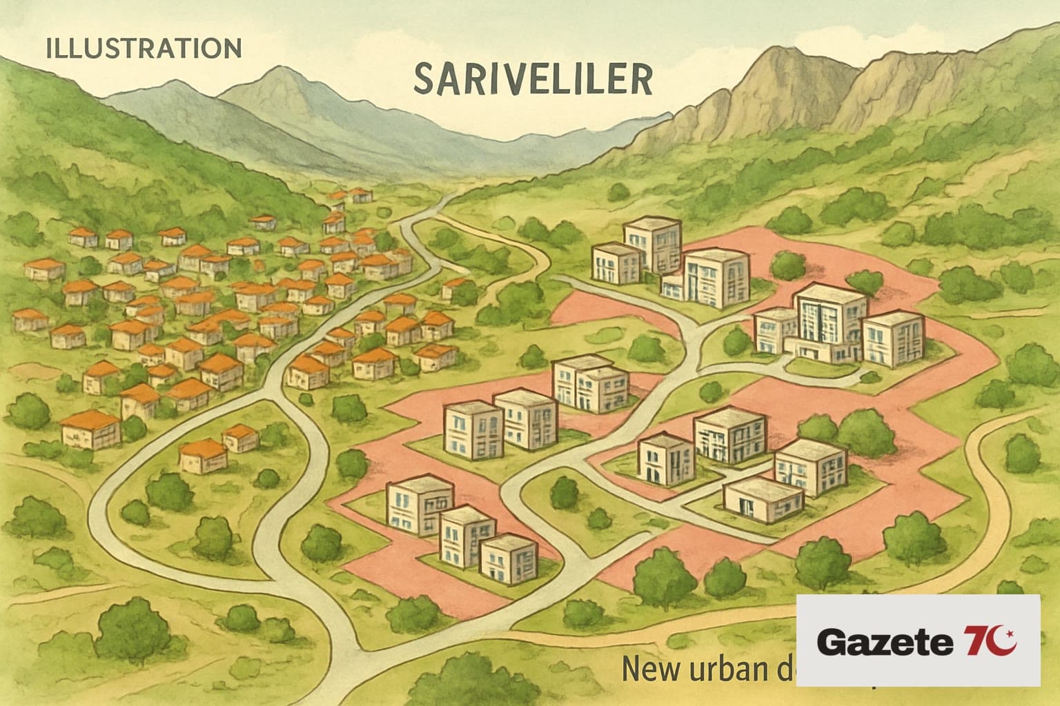 Sarıveliler'de İmar Uygulaması İlanı Yapıldı