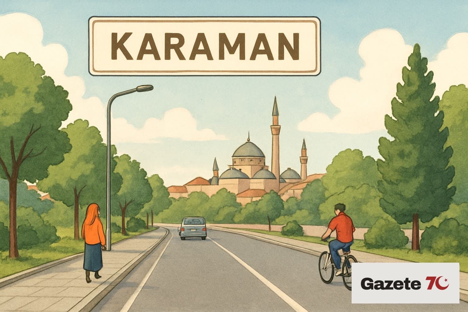 Karaman-Mersin yolunda otomobil takla attı